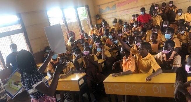 Adolescent Protection Education at Kokomlemle 2 Primary and JHS respectively