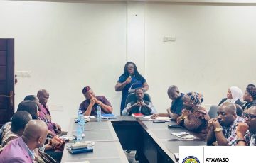 FAMILIARIZATION VISIT BY THE CHIEF DIRECTOR OF THE GREATER ACCRA REGIONAL COORDINATING COUNCIL